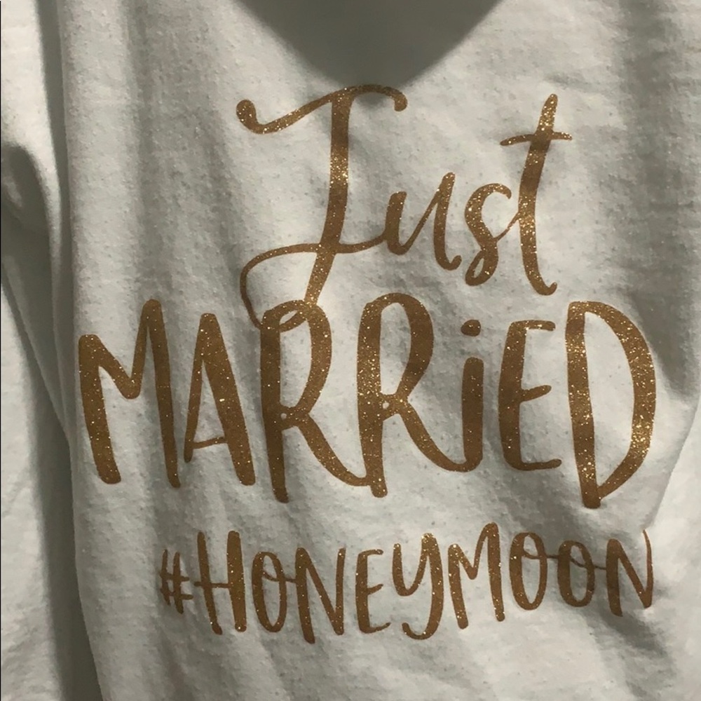 Just married custom hoodie